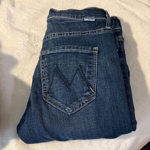 MOTHER Dark Indigo Boot Cut Jeans